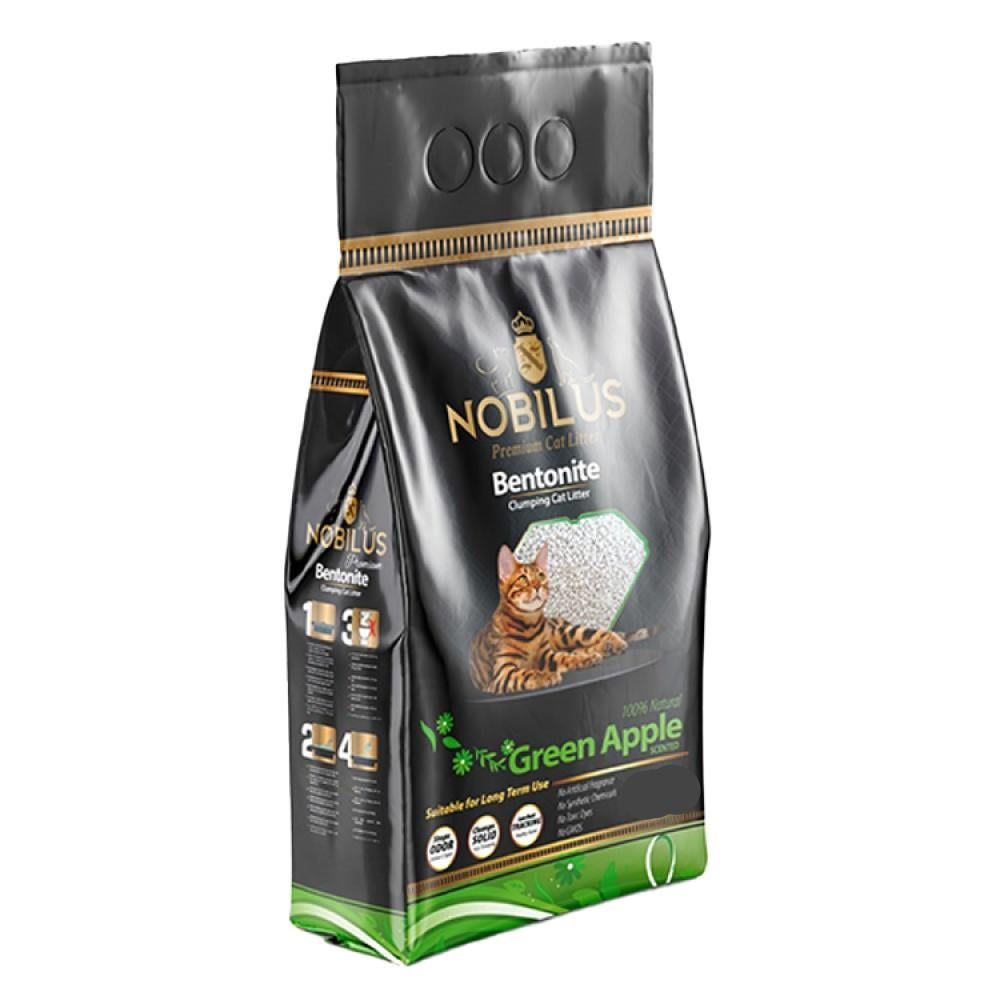 Nobilus Cat Litter 5L (GREEN APPLE SCENTED)