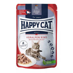 HAPPY CAT Wet Cat Food Sterilised With Beef 85g