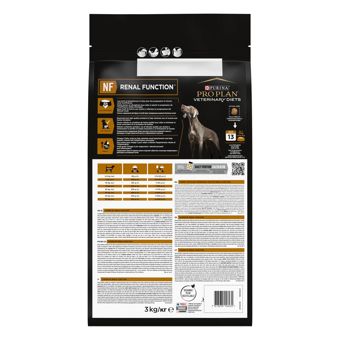 Pro Plan Veterinary Diets Dry Dog Food for Renal Function 3 kg
