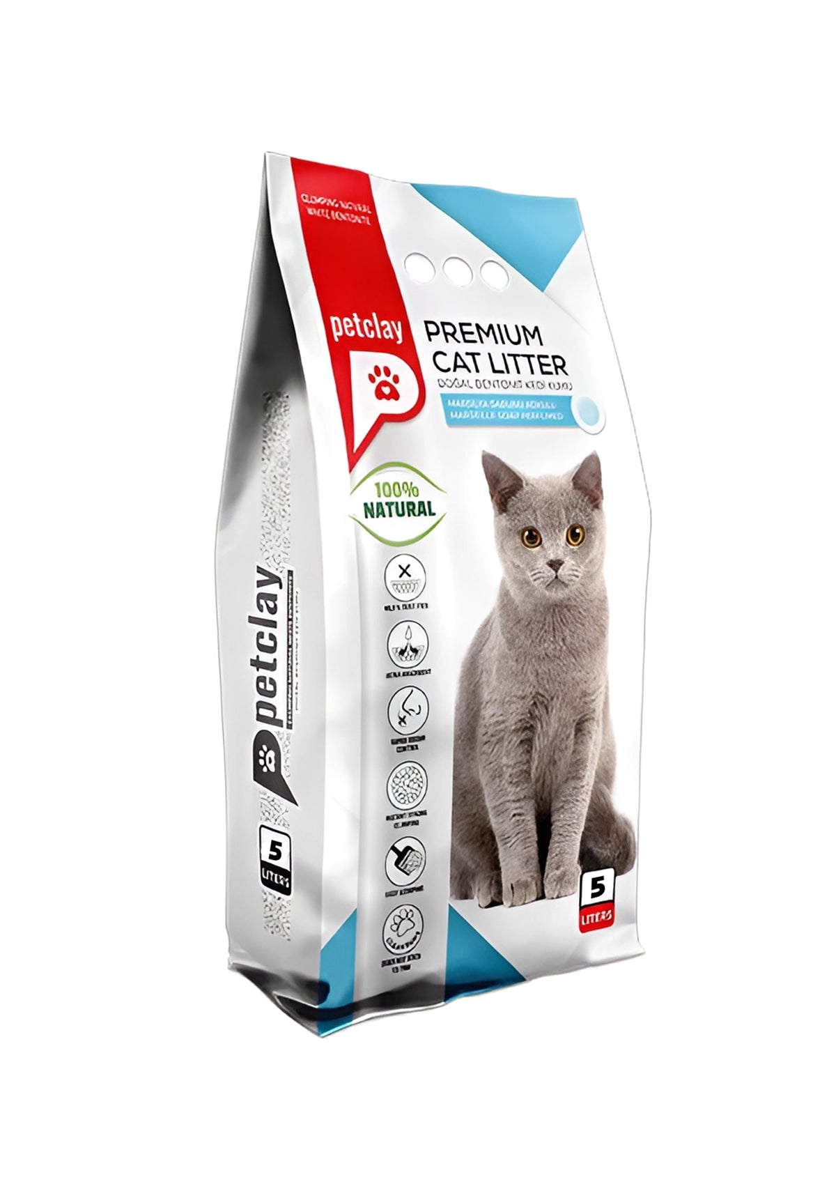 PET CLAY CAT LITTER CLUMPING MARSEILIA SOAP 5 L