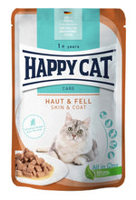 HAPPY CAT Wet Cat Food Meat and poultry Skin & Coat 85g