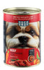 orgo canned food for dog beef with veg & soup 400 g