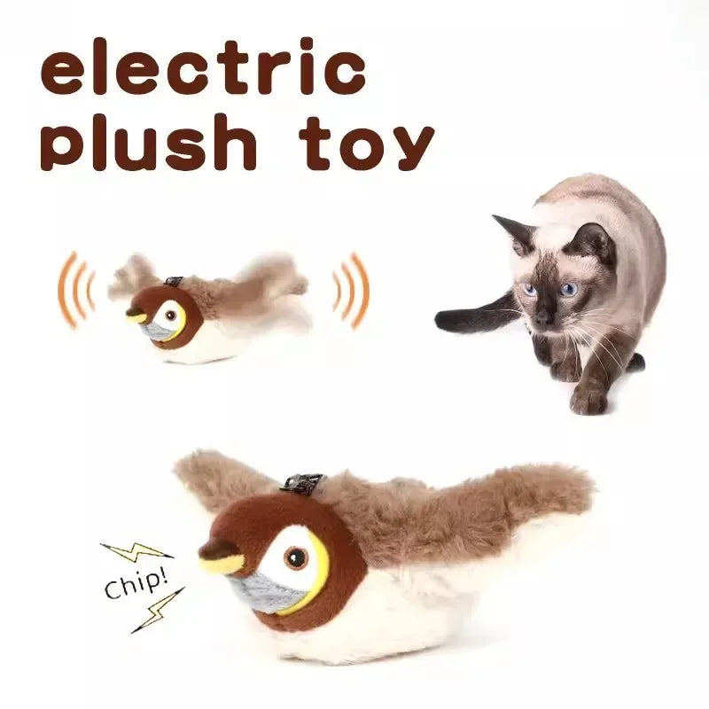 Cat Toy Moving Bird Interactive Toy for Cat