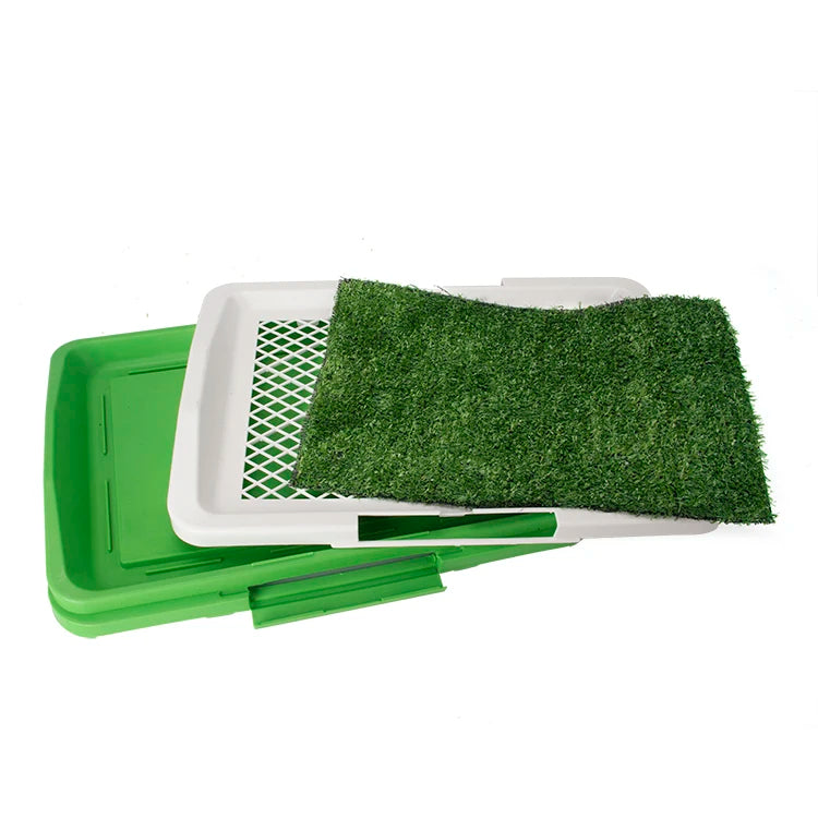 Indoor Dog Toilet Tray With Grass 47*34cm