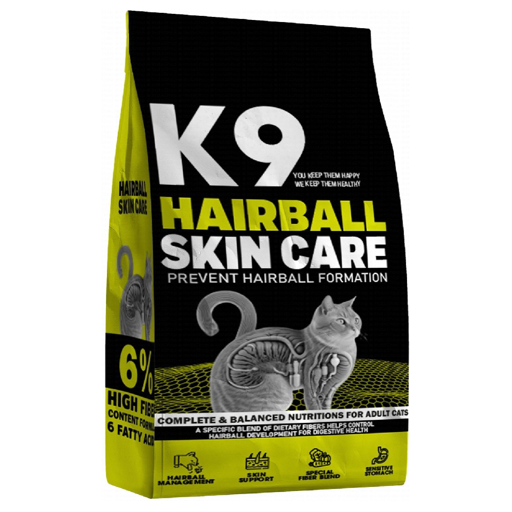 K9 Anti-Hairball Dry Food for Adult Cats