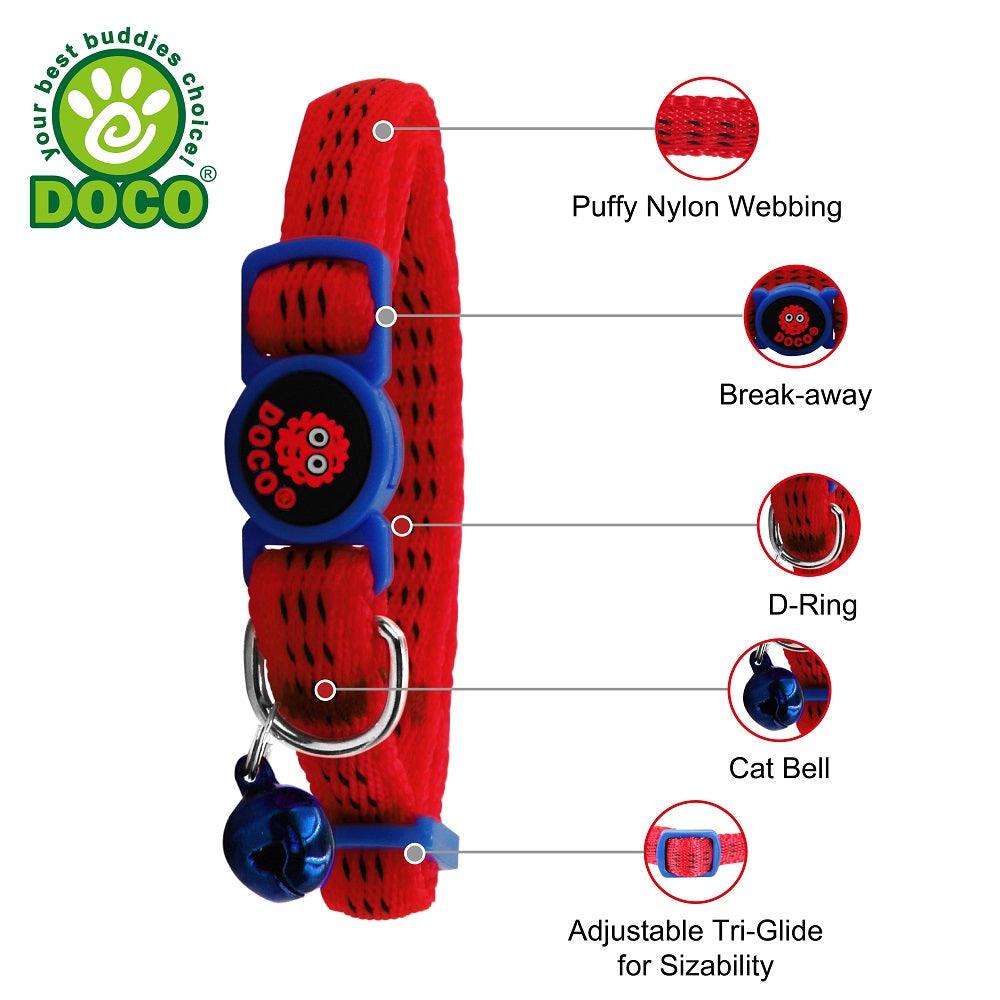 DOCO® Puffy Nylon Cat Collar