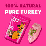 Scooby Chew Turkey JerkyDog Treats 120 gr