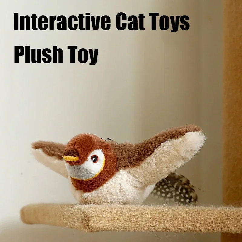 Cat Toy Moving Bird Interactive Toy for Cat