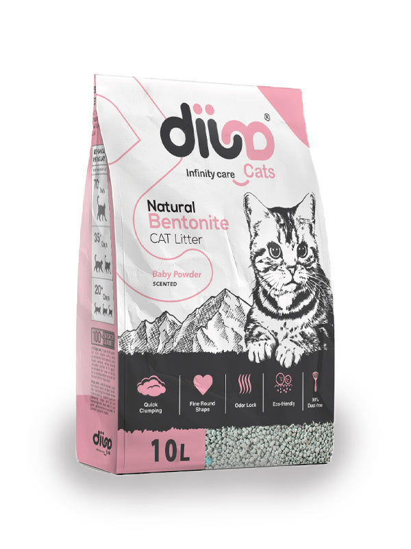 Dija cat litter clumping baby powder– 10L