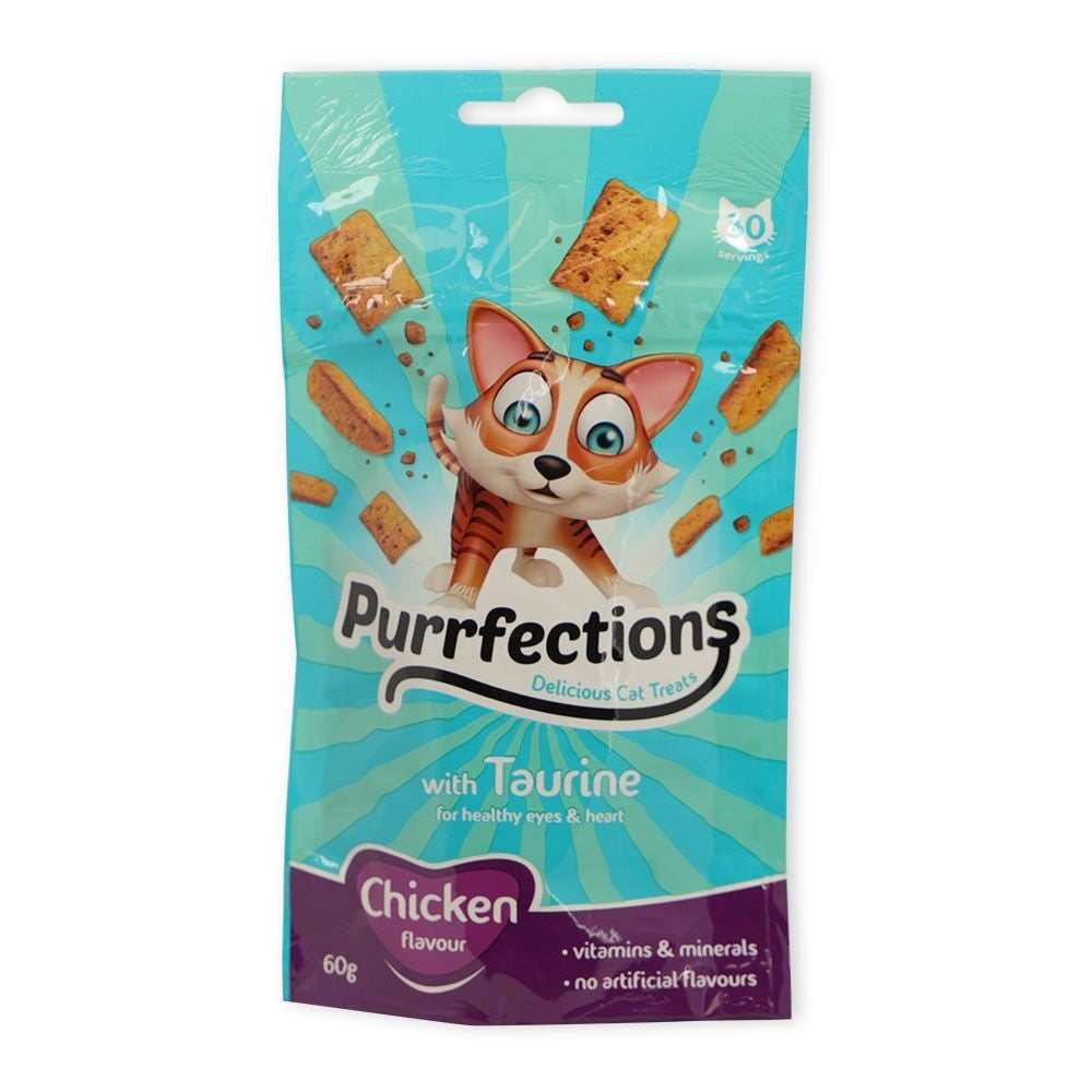 Purrfections Taurine Chicken Cat Treats -60g