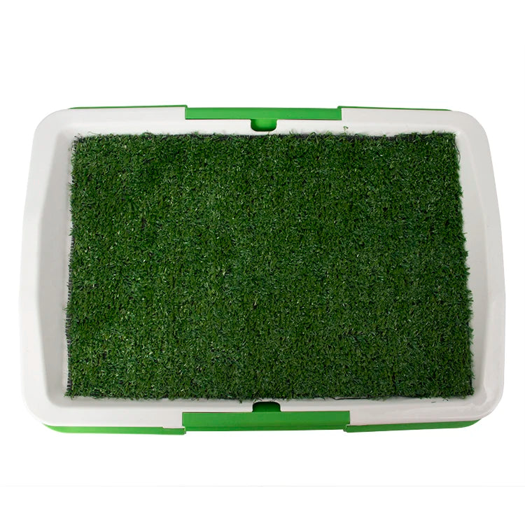 Indoor Dog Toilet Tray With Grass 47*34cm