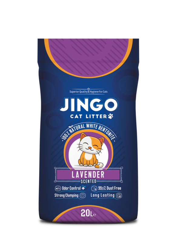 jingo whit cat litter - lavender 20l