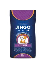 jingo whit cat litter - lavender 20l