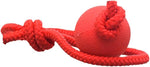 Rubber Ball Rope Dog