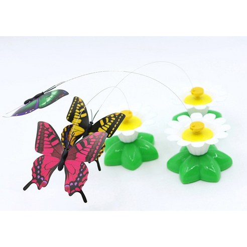 Butterfly Interactive Catching Toy for Cat - Green