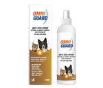 Omni Guard Anti Itch Spray bottle and packaging on a white background