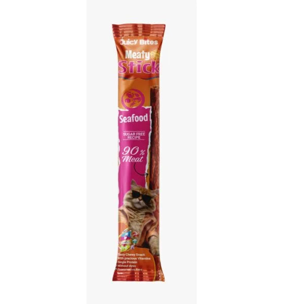 Juicy Bites Meaty StickSeaFood For Cat 1Pes