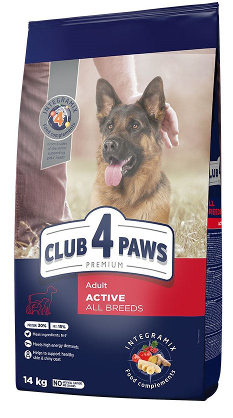 Club 4 Paws Dry Food for adult Active Dog 14 kg