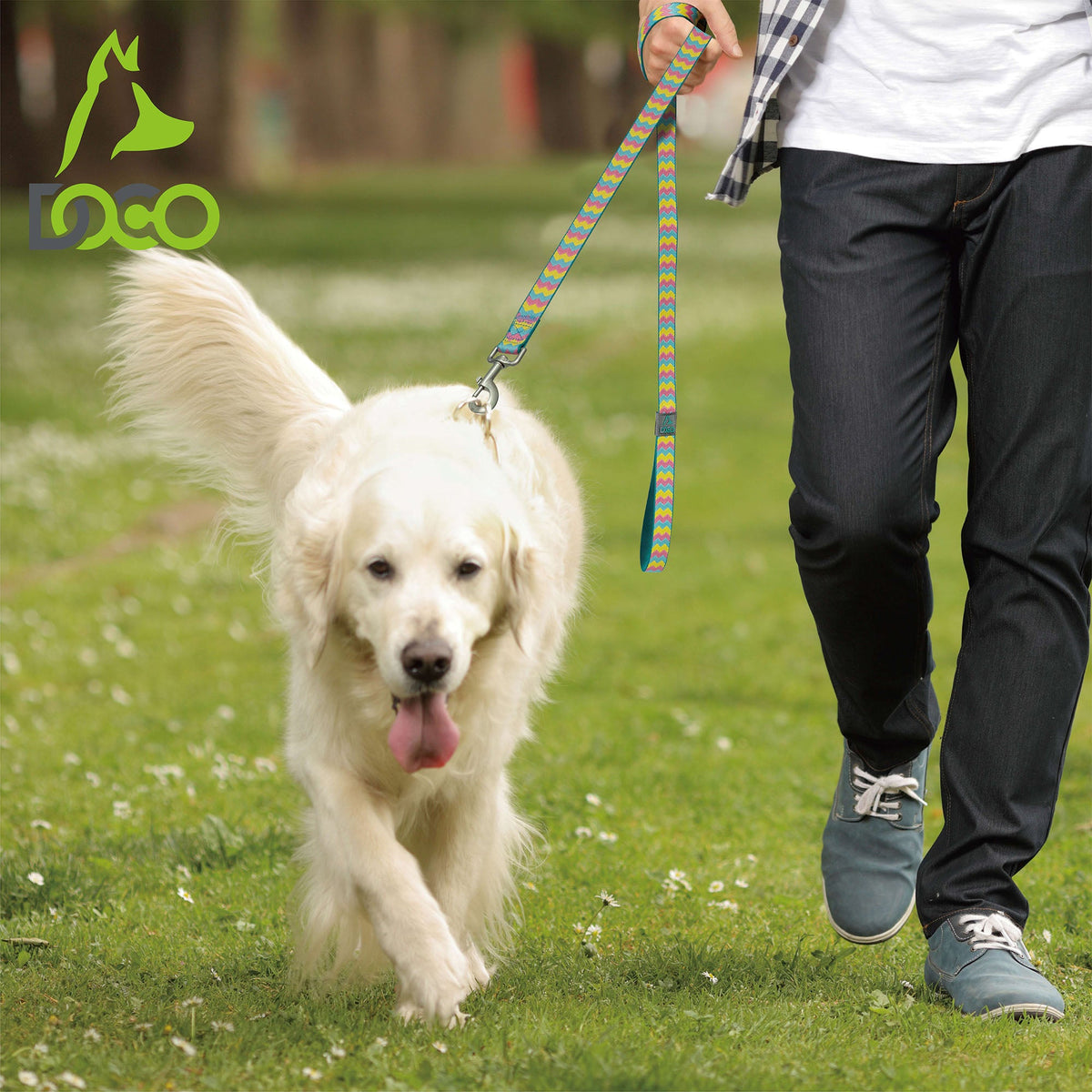 DOCO® Jacquard Stitched Weaved Leash (180CM)