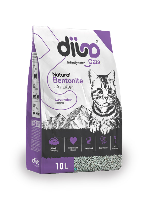 Dija cat litter clumping lavender – 10L