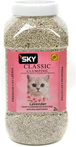sky cat litter classic lavender 2 L