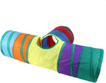 Rainbow Cat Tunnel with Interactive Ball