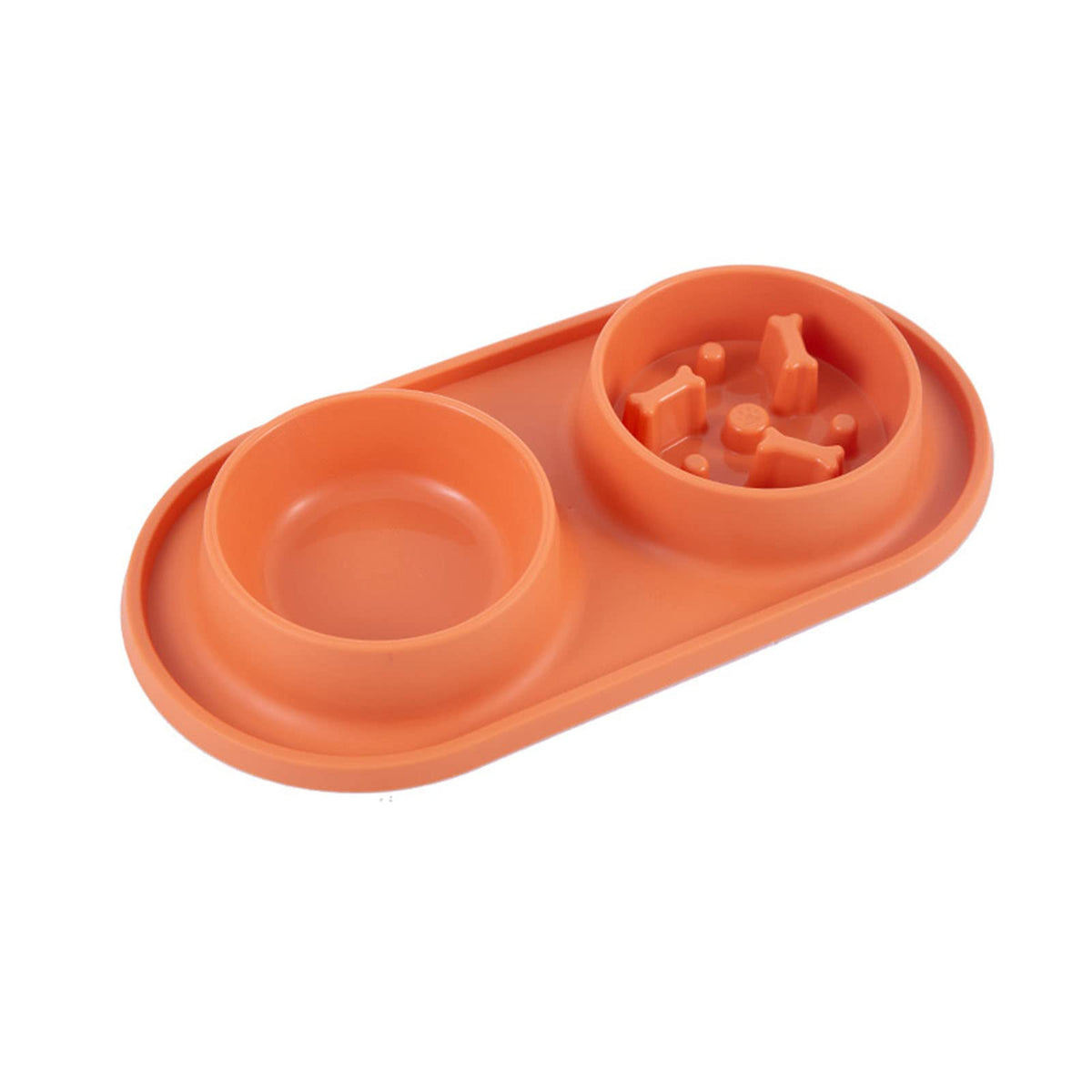 Dual Food and Water Bowl for Cats and Dmall Dogs