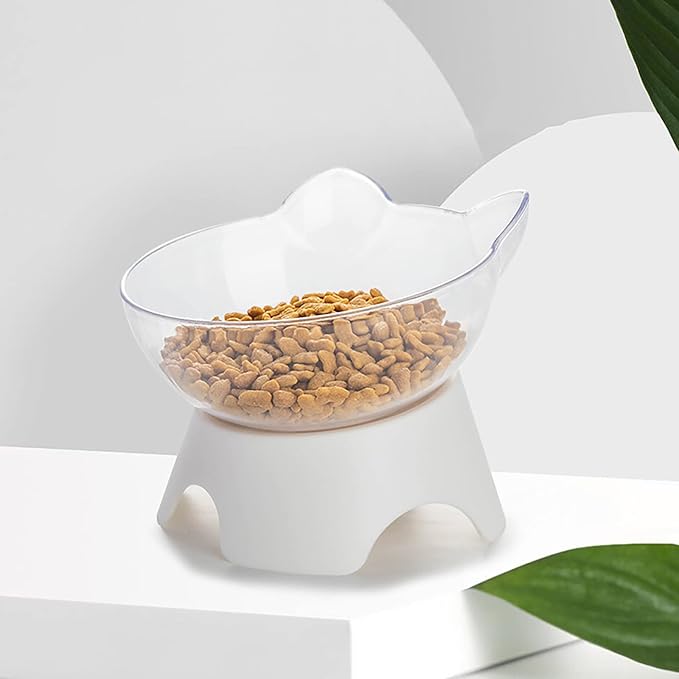 Raised Cat Bowl with Non-Slip Stand for Cats or Small Dogs