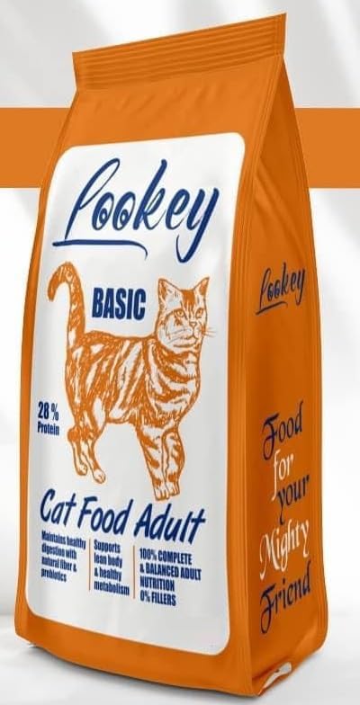 Lookey Basic Cat Dry Food 1Kg