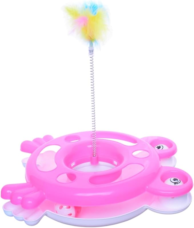 1 Tier Ball Plastic Cat Toy