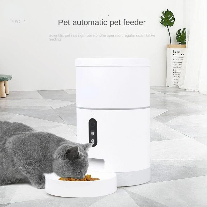 Smart Automatic Pet Feeder with Camera and App 4L