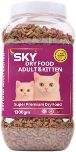 sky dry food adult /kitten cat 1300gr