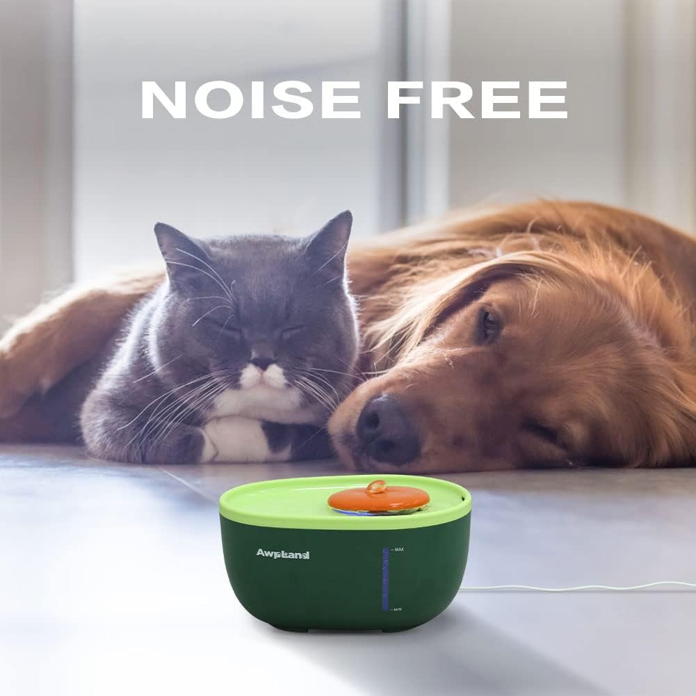 Avocado Cat Automatic Water Water Fountain, 2L
