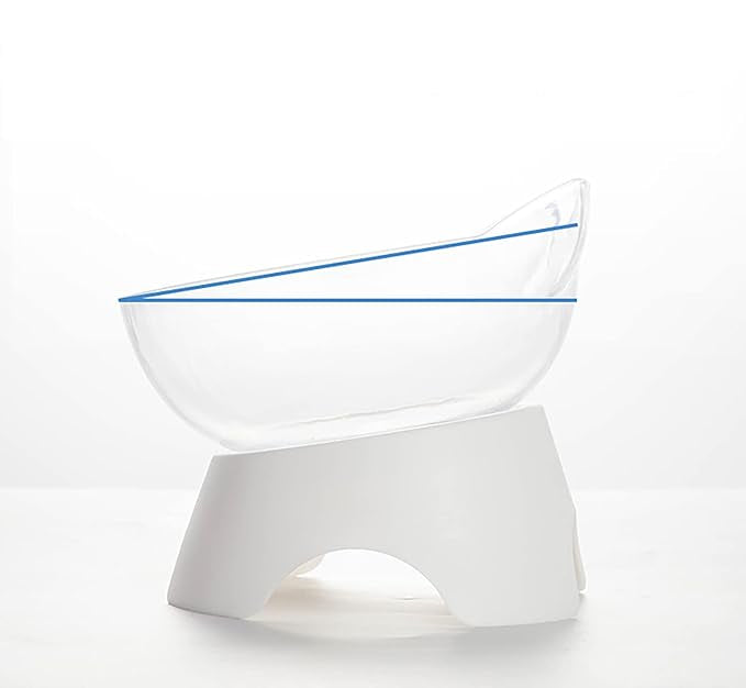 Raised Cat Bowl with Non-Slip Stand for Cats or Small Dogs