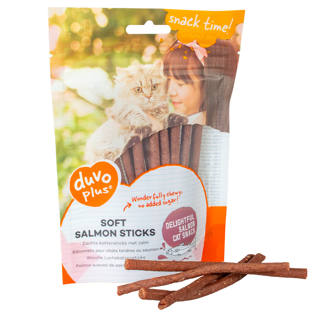 DUVO SOFT Salmon Sticks For Cats 50G