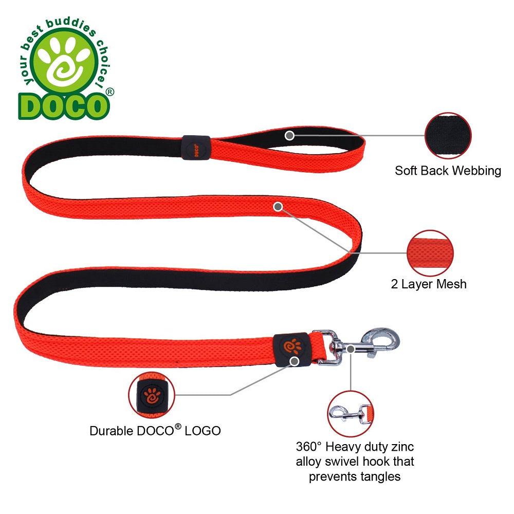 DOCO® Puffy Mesh Dog Leash 4ft