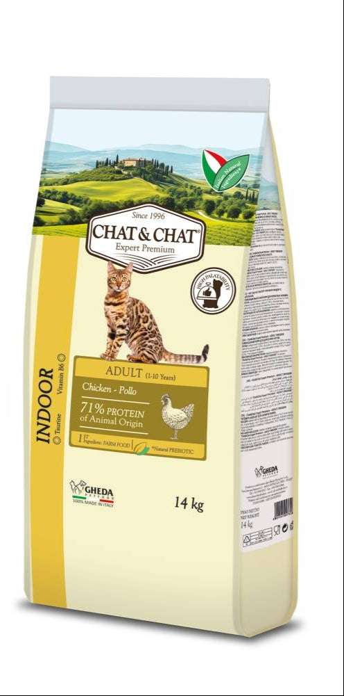 Chat&Chat Expert ADULT Chicken and Peas 14kg