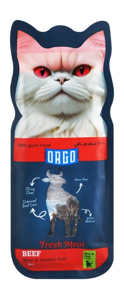 Orgo Fresh meat Beef Adult Cat Treats