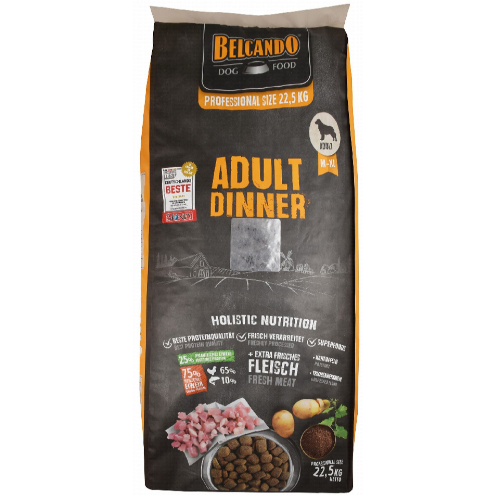 Belcando Adult dinner Dog Dry FoodM-XL 22.5 kg