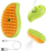 Cat Steam Brush Self Cleaning Steam Brush for Massage & Removing Tangled Hair