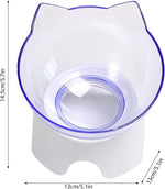 Raised Cat Bowl with Non-Slip Stand for Cats or Small Dogs