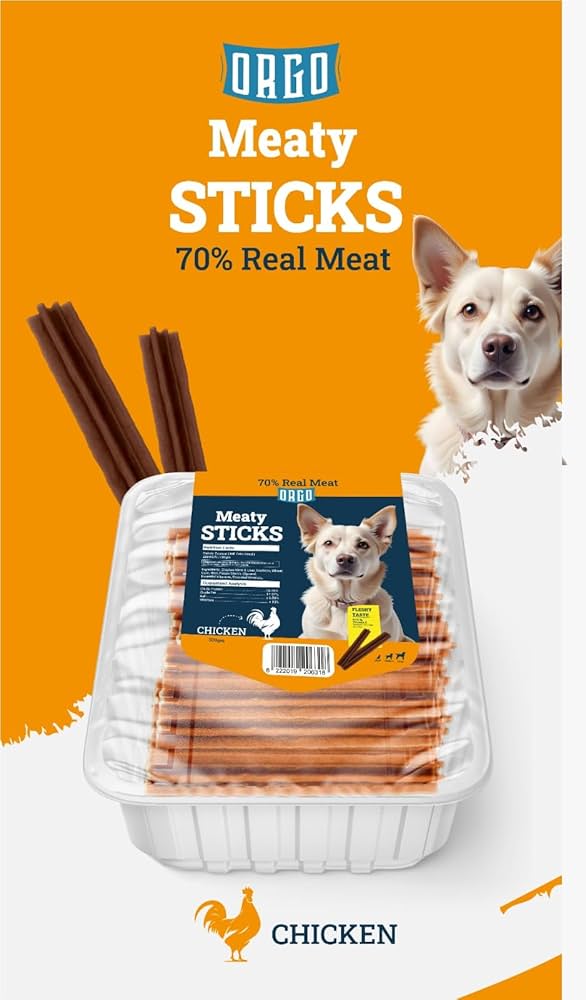 Orgo Meaty Sticks Chicken 500g