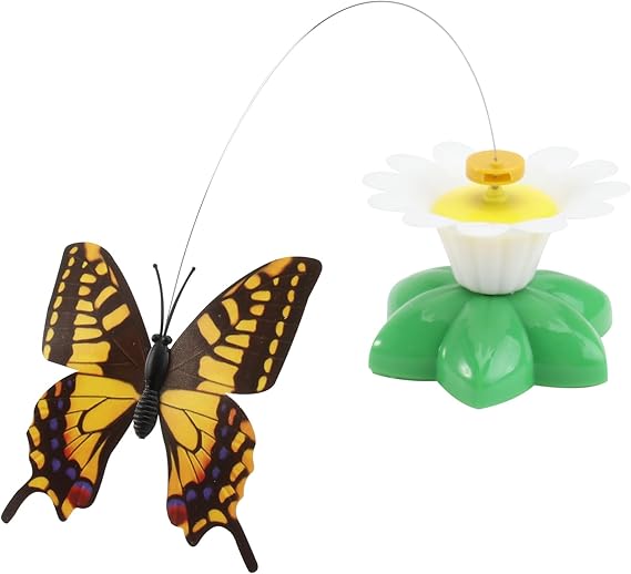 Butterfly Interactive Catching Toy for Cat - Green