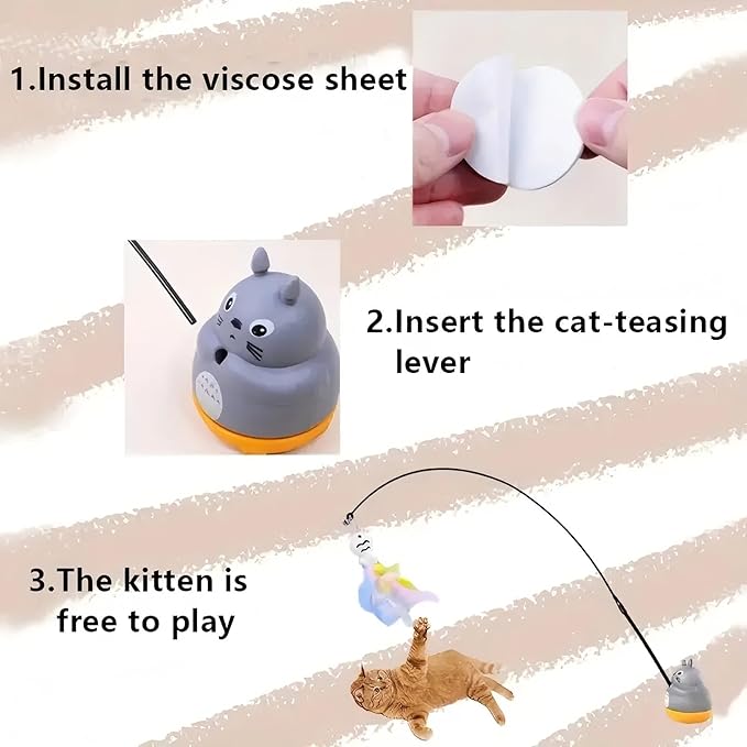 Spinning Cat Teaser Toy