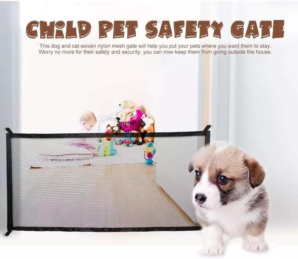 Safe Portable Folding Magic Gate For Small Dogs 170*75 cm