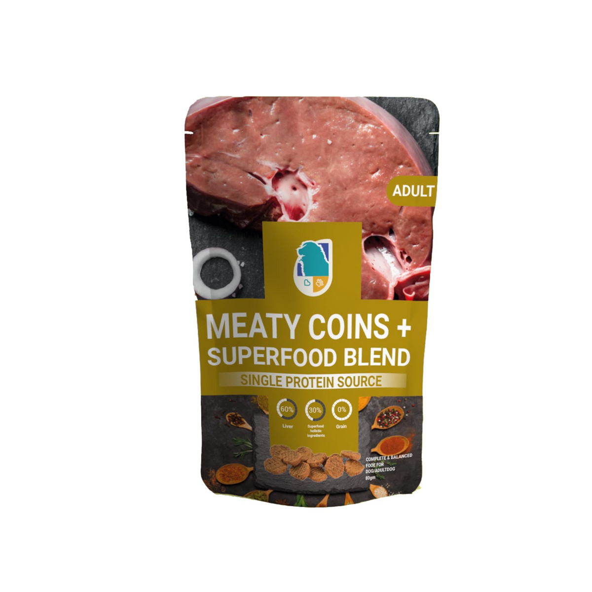rich meaty coins 80 g ( liver )