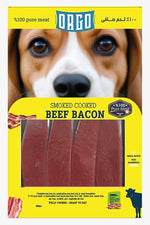 orgo smoked cooked beef becon 150g