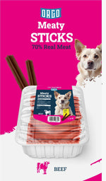 Orgo Meaty Sticks Beef 500g