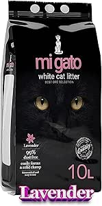mi gato white cat litter lavender 10l