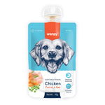 Wanpy Tasty Meat Paste Chicken with Carrot and Pea for Dogs 90g
